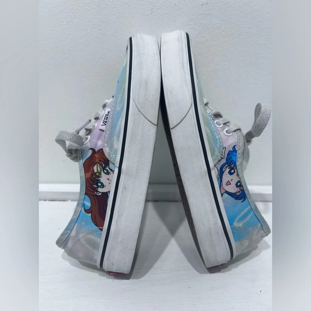 Vans Kid x Sailor Moon Authentic Pretty Guardian & Tuxedo Mask Sneakers Size 2 - Picture 8 of 11